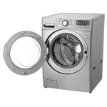 LAVADORA CARGA FRONTAL 22KG GRIS INVERTER 10 A OS DE CAGARNTIA EN EL MOTOR TRUE STEAM TURBO WASH SMART DIAGNOSIS