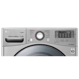 LAVADORA CARGA FRONTAL 22KG GRIS INVERTER 10 A OS DE CAGARNTIA EN EL MOTOR TRUE STEAM TURBO WASH SMART DIAGNOSIS