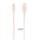 CABLE SONY DE PRIMERA CALIDAD 2 EN 1 (LIGHTNING Y MICRO USB) - ROSADO