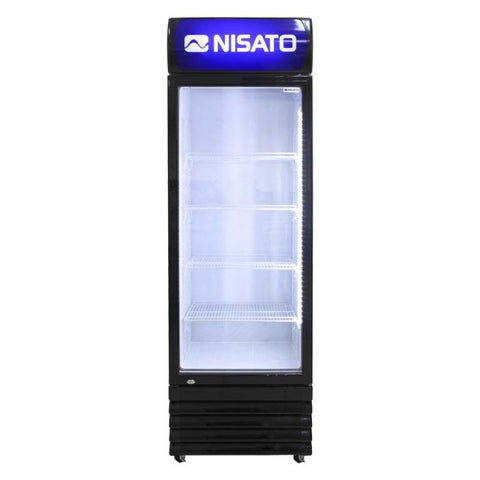 Marca: NISATO, REFRIGERADORA VITRINA, REFRIGERADOR VITRINA COMERCIAL NISATO NRE12SDGX 1 PUERTA 12P3
