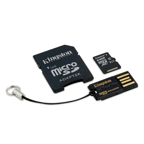 Marca: KINGSTON, CABLES Y ADAPTADORES PC, ADAPTADOR KINGSTON DE TARJETA SD, ADAPTADOR USB & DE TARJETA MICROSD 32GB