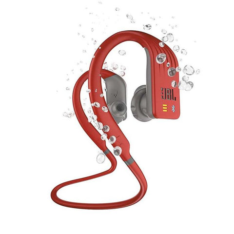 Marca: JBL, AUDÍFONOS PARA DEPORTE/SPORT, AURICULARES DEPORTIVOS JBL ENDURANCE DIVE BLUETOOTH, REPRODUCTOR DE MP3, SUMERGIBLE-ROJO