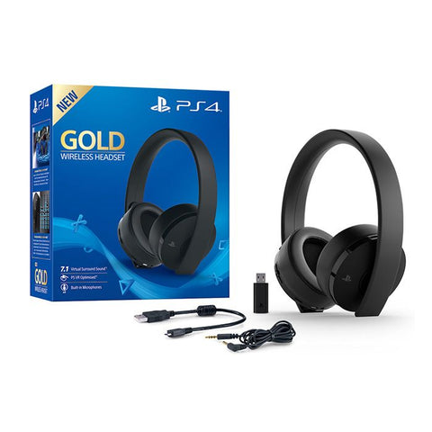 Marca: SONY, AUDIFONOS INALÁMBRICOS, AUDIFONOS DIADEMA INALÍ¡MBRICOS SONY GOLD 3002500 PARA PS4-NEGRO