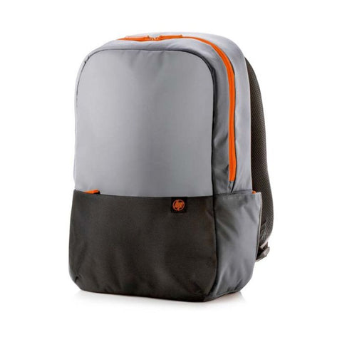 Marca: FUNDAS Y COVERS, MOCHILAS, MOCHILA LAPTOP HP VALUE BACKPACK-GRIS CON AMARILLO