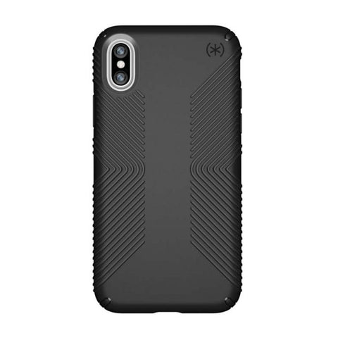 Speck Apple Exclusive Presidio Grip case for iPhone X Black Black