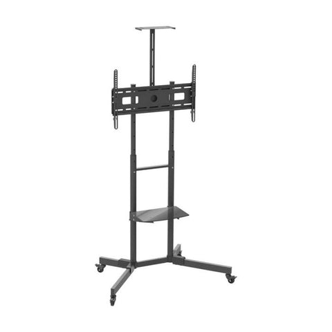 Marca: BARKAN, SOPORTES, EXHIBICIÓN DE TV BARKAN PLANO / CURVADO CON RUEDAS - NEGRO