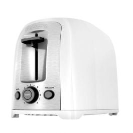 BLACK & DECKER ( TR1278W ) Tostador De Pan Con Capacidad De 2 Rebanadas