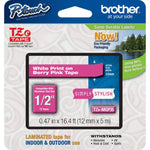 Marca: BROTHER, CONSUMIBLES PARA IMPRESIÓN, CINTA PARA TRANSFERENCIA TÉRMICA TZEMQP35 BROTHER- ROSA