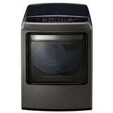 22kg Secadora a Gas de Carga Frontal con vapor & ThinQ™ (Wi-Fi), Color acero negro