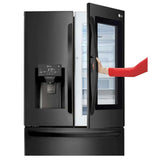 Marca: LG, REFRIGERADORA SIDE BY SIDE, Refrigeradora Door-in-Door LG 660 L | PrintProof | SmartThinQ - Negro