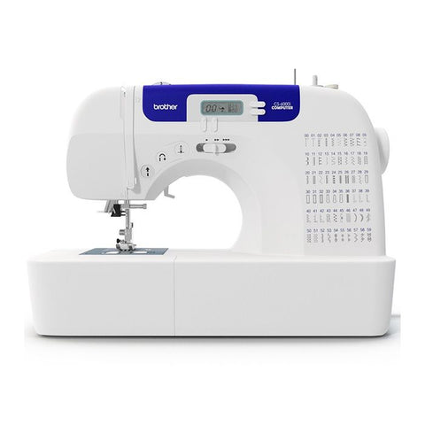 Marca: BROTHER, MÁQUINAS DE COSER, Máquina De Coser Computarizada De 60 Puntadas Brother Con Mesa De Extensión - Blanco