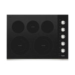 ESTUFA EMPOTRABLE ELÉCTRICA WHIRLPOOL VITROCERAMICA 30” 5 QUEMADORES CRISTAL TEMPLADO-NEGRO