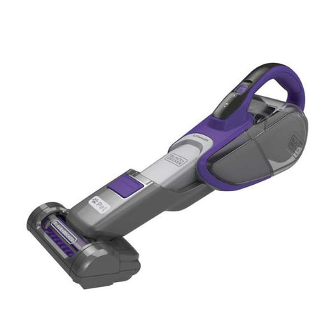 Marca: BLACK AND DECKER, ASPIRADORAS, ASPIRADORA DE MANO PARA MASCOTAS BLACK + DECKER - MORADO GRIS