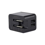 CARGADOR PARED DUAL USB 4 8A BLACK GRAY