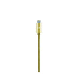 Cable de Carga Lightning de Acero Inoxidable 3FT GOLD