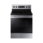 Marca: SAMSUNG, ESTUFAS ELÉCTRICAS, Estufa Eléctrica Samsung 5 Quemadores, 5.9 Cu.Ft - Plateado