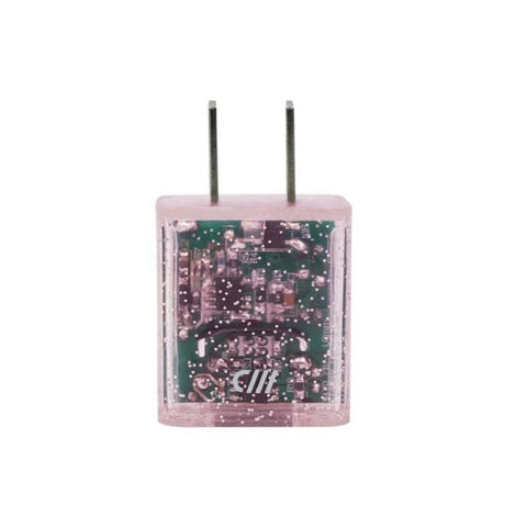Candywirez Dual USB Port Wall Charger Pink