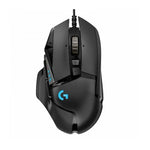 Logitech G502 HERO Mouse de Hasta 16,000 DPI, Botones Programables, Peso Ajustable, con Iluminación RGB para Gaming - Negro