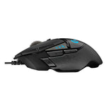 Logitech G502 HERO Mouse de Hasta 16,000 DPI, Botones Programables, Peso Ajustable, con Iluminación RGB para Gaming - Negro