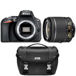 Camára Digital Nikon D5600 24.2MP + 18-55mm Lente + Estuche - Negro