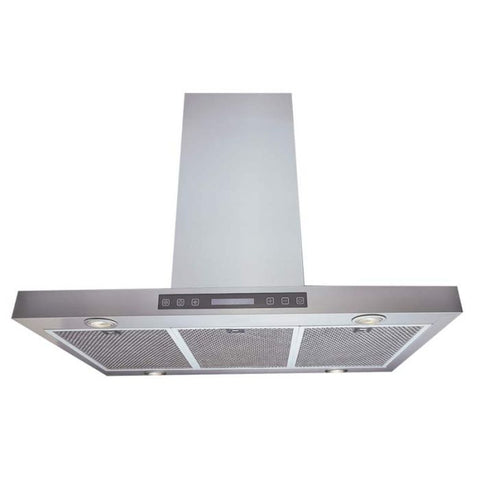 Marca: HISTAR, CAMPANAS Y EXTRACTOR DE GRASA, EXTRACTOR DE CAMPANA HISTAR ISL90T VIDRIO TEMPLADO - ACERO INOXIDABLE