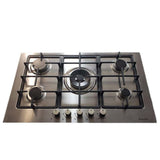 Estufa a Gas Empotrable de 36" SilverFlame con 5 Quemadores encendido electrónico