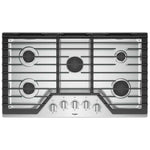 ESTUFA DE GAS EMPOTRABLE WHIRLPOOL WCG55US6HS DE 36 PULGADAS CON REJILLAS DE HIERRO FUNDIDO - ACERO INOXIDABLE