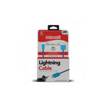 Cable Maxell USB a Lightning 6 ft - Negro