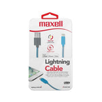 Marca: MAXELL, CABLES, Cable Maxell USB a Lightning 6 ft - Multicolor