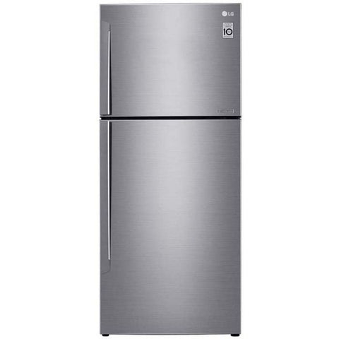 Marca: LG, REFRIGERADORA UNA Y DOS PUERTAS, Refrigerador Inverter Top Freezer LG 17cu.ft. | Door / Linear Cooling | Multi Air Flow - Gris