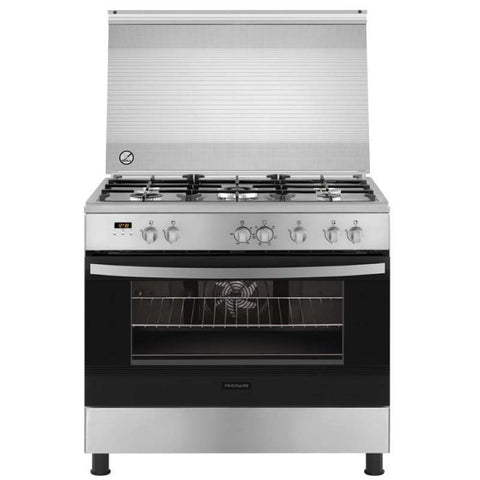 Marca: FRIGIDAIRE, ESTUFAS A GAS, Estufa A Gas Frigidaire De 36" | 4 Quemadores | Horno Eléctrico | Vidrio Panorámico - Plateado