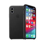 Funda Leather case Apple iphone xs- negra