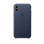 Funda De Cuero Para Apple iPhone XS - Azul Oscuro