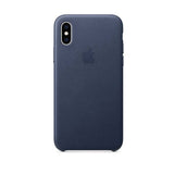 Funda De Cuero Para Apple iPhone XS - Azul Oscuro