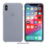 LA LAVENDER GRAY SILICONE CASE FOR IPHONE XS ZML