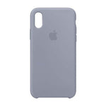 LA LAVENDER GRAY SILICONE CASE FOR IPHONE XS ZML
