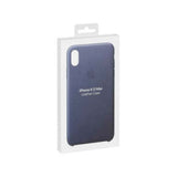 Funda Leather case Apple iphone xs max- Azul
