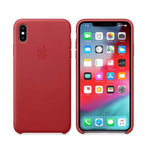 Funda De Cuero Para Apple iPhone XS - Rojo