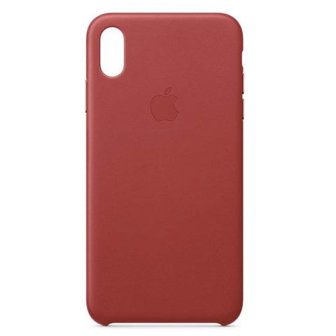 Funda De Cuero Para Apple iPhone XS - Rojo