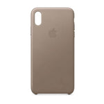 Funda Leather case Apple iphone xs max- Taupe