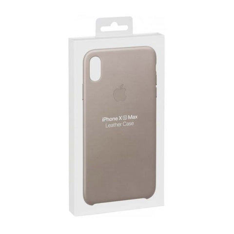 Funda Leather case Apple iphone xs max- Taupe