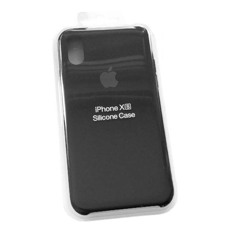 Funda De Silicona Para Apple iPhone XS MAX - Negro
