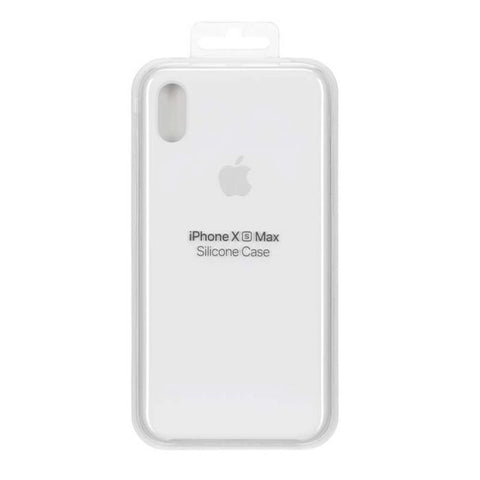 Funda De Silicona Para Apple iPhone XS MAX - Blanco
