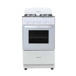 ESTUFA A GAS 20" NISATO 4 QUEMADORES - BLANCO