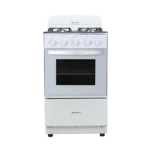 ESTUFA A GAS 20" NISATO 4 QUEMADORES - BLANCO