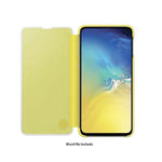 Estuche FLIP AMARILLO Clear View