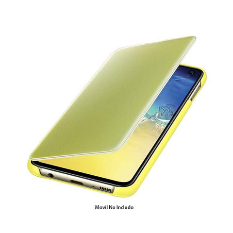Estuche FLIP AMARILLO Clear View