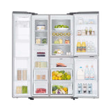 Marca: SAMSUNG, REFRIGERADORA SIDE BY SIDE, Refrigerador Side By Side Samsung De 21 cu. ft. - Plateado