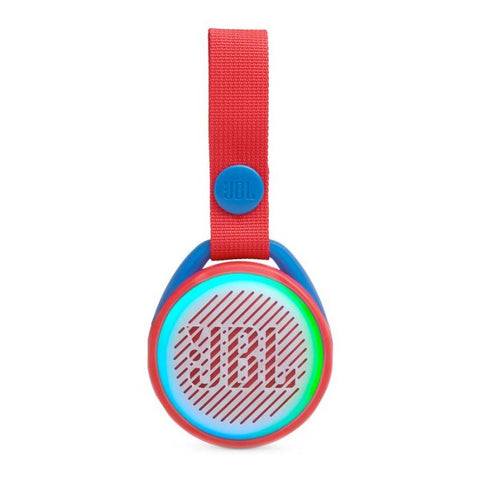 Marca: JBL, BOCINAS BLUETOOTH, ALTAVOZ INALÁMBRICO PORTÁTIL JBL JR POP BLUETOOTH (ADECUADO PARA LOS NIÑOS, 5H DE REPRODUCCIÓN, RESISTENTE AL AGUA) - ROJO