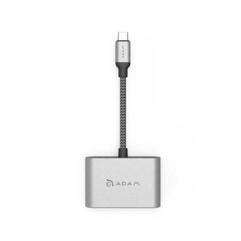 Adaptador USB-C a HDMI y VGA Adam Elements CASA Hub VH1 - Gris